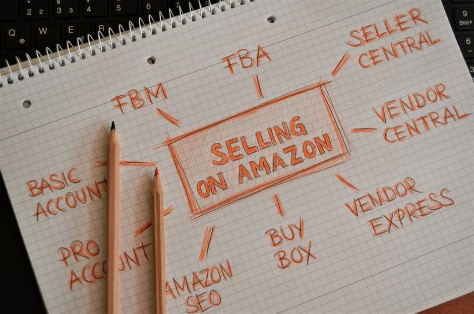 Un consultor de marketing analiza gráficos del BSR en Amazon para optimizar el posicionamiento de vendedores profesionales.